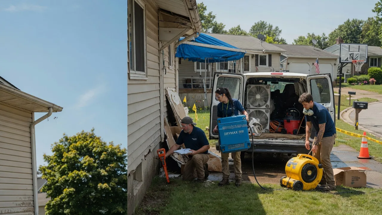 Ceiling Leak Cleanup in Romeoville, IL near me