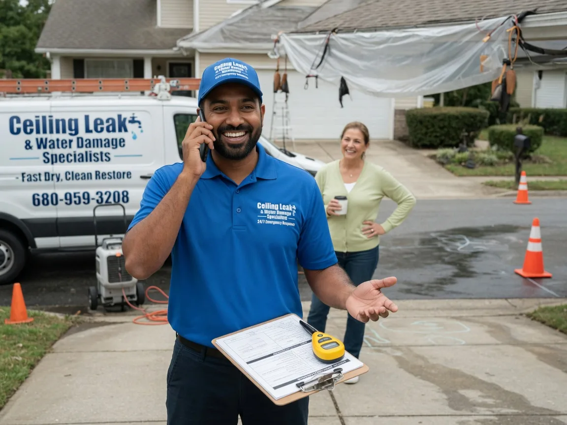 Ceiling Leak Cleanup Romeoville, IL FAQs